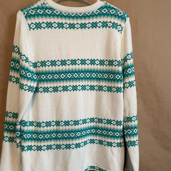 Croft & Barrow Cardigan Sweater with Full Zipper, Women's Size Large - Picture 3 of 13